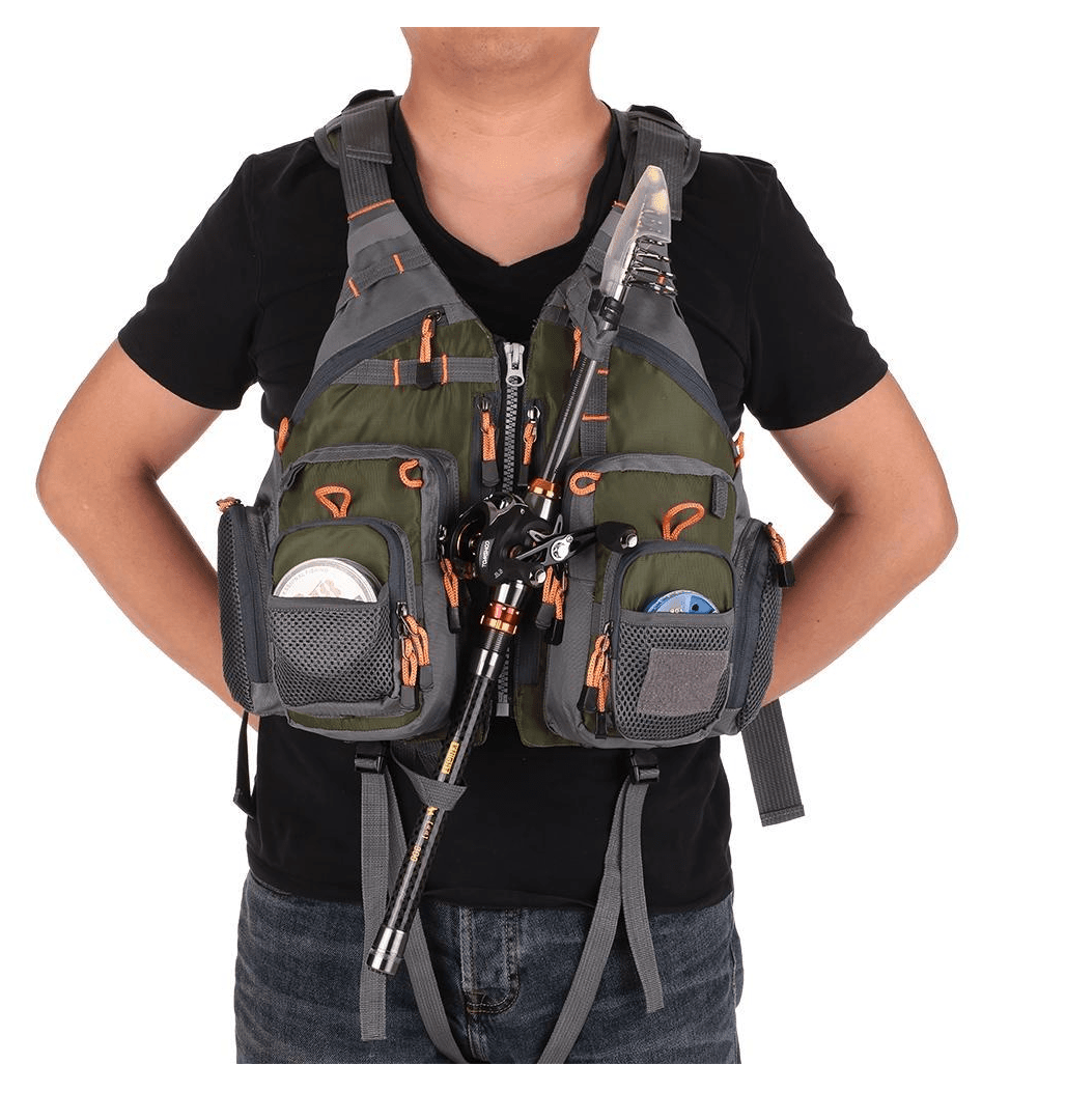 Chaleco Pesca Seguro Transpirable Pokee4 CHP9