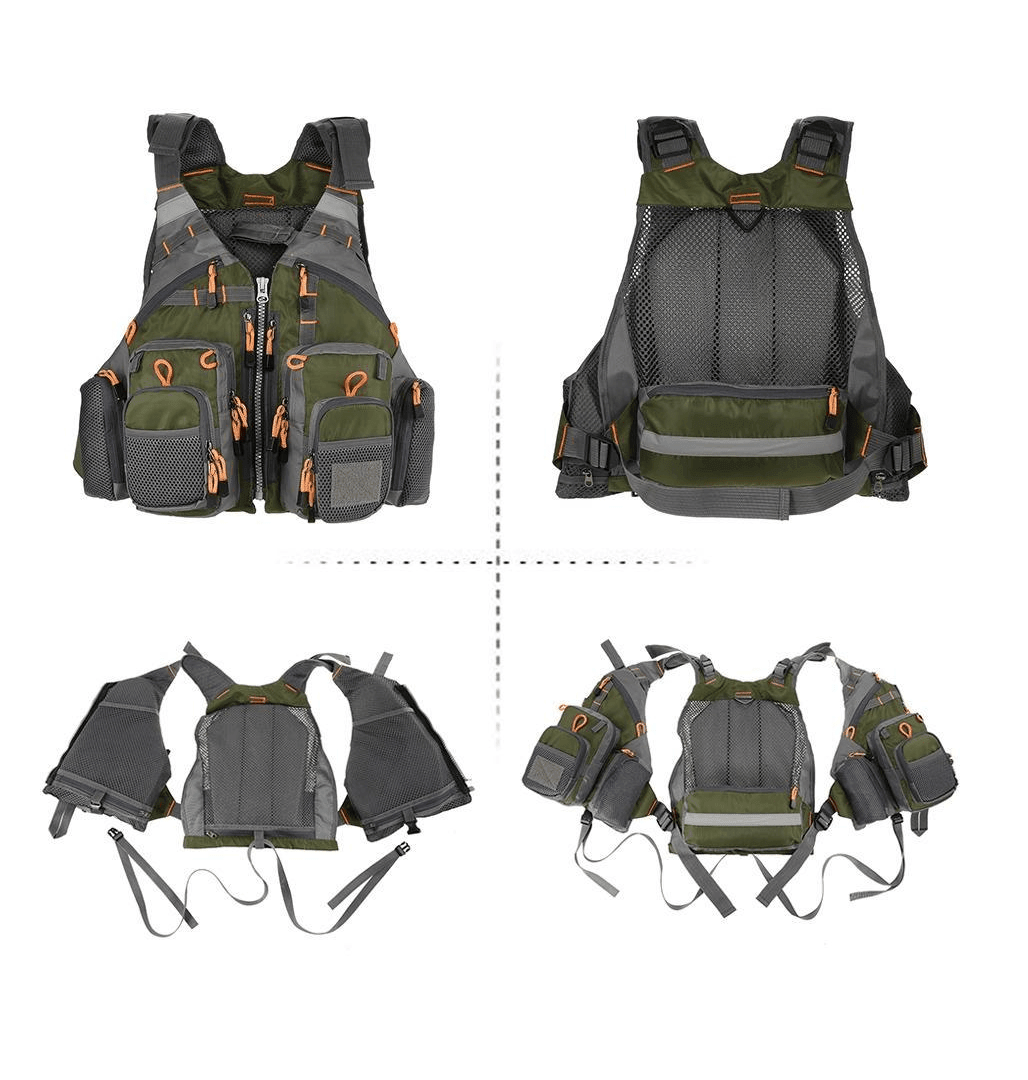 Chaleco Pesca Seguro Transpirable Pokee4 CHP9