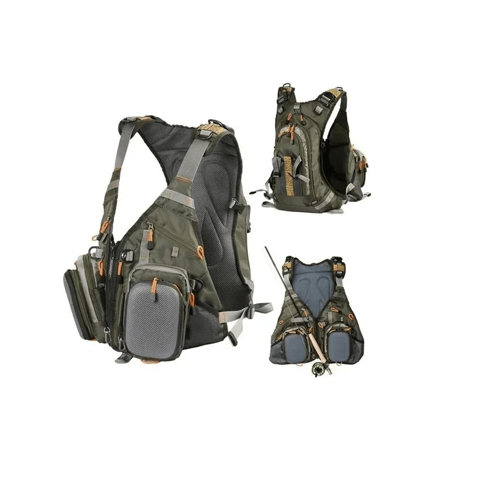 Chaleco Pesca Malla Multifuncional pokee3 CHP8