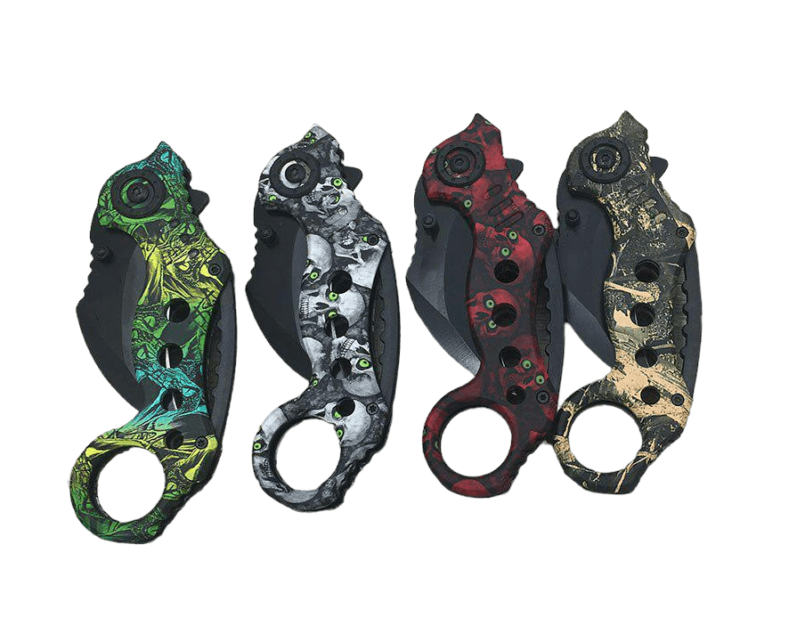 Cuchillo Tactico C48 Garra Plegable Clip CHMP18