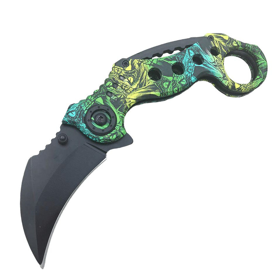 Cuchillo Tactico C48 Garra Plegable Clip CHMP18