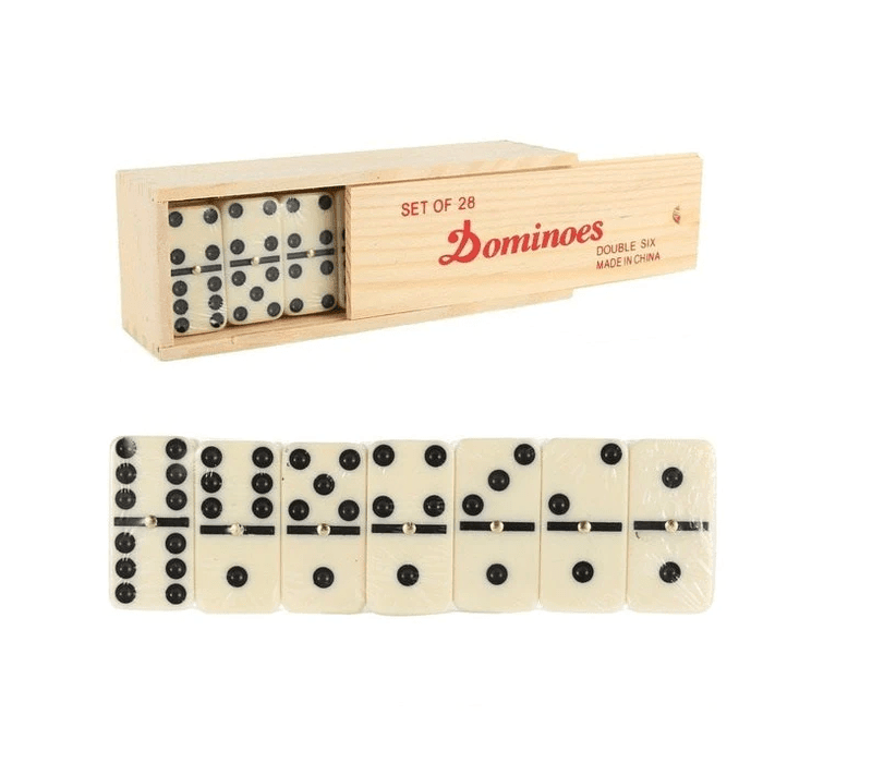 Domino Juego Caja De Madera 28pzs ETM13