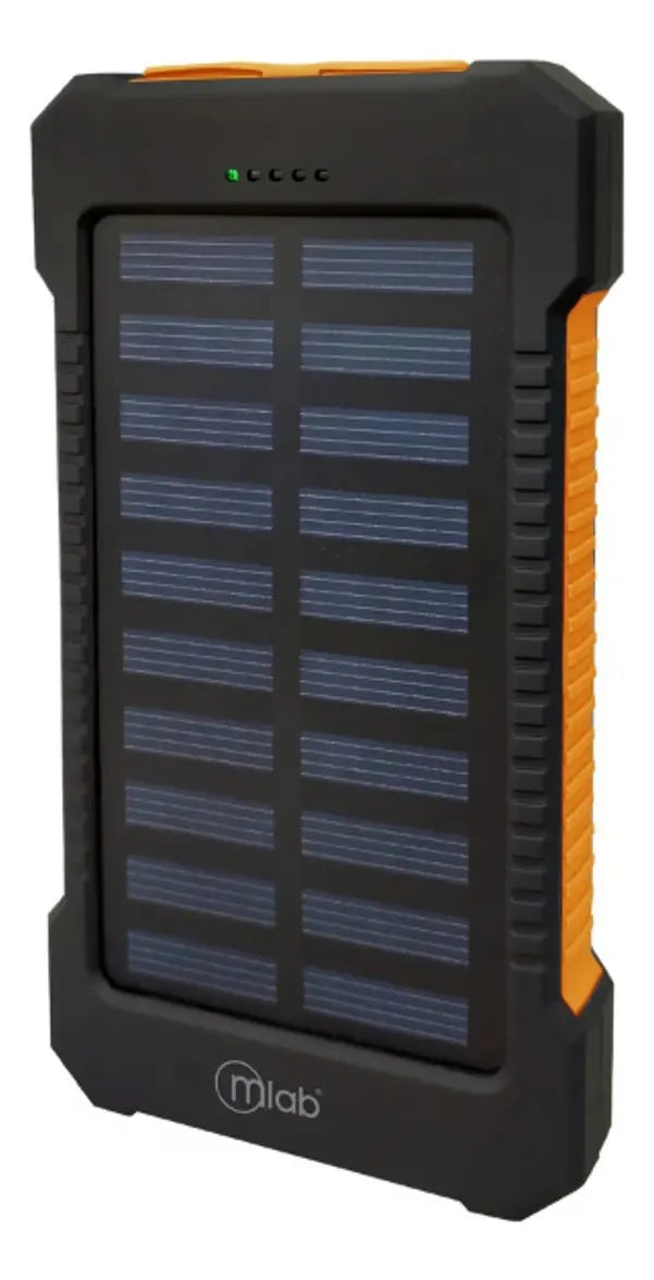 Power Bank Energía Solar 8000mah Mlab Color Negro