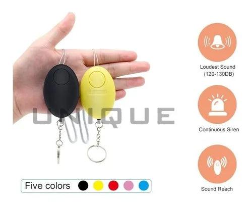 Llavero Alarma Defensa Personal Espanta Delincuentes LL5
