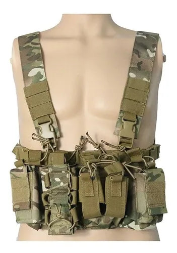 Bolso Arnés Airsoft Molles Cinturón Porta Mz Radio CL7