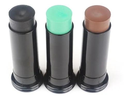 Set 3 Pintura Camuflaje Cara Mimetismo Militar Airsof