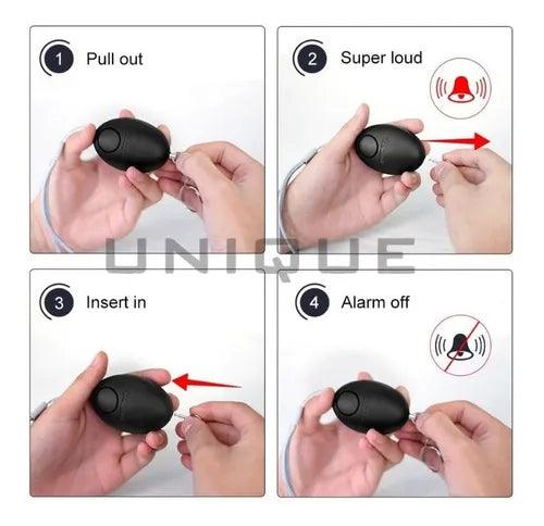 Llavero Alarma Defensa Personal Espanta Delincuentes LL5