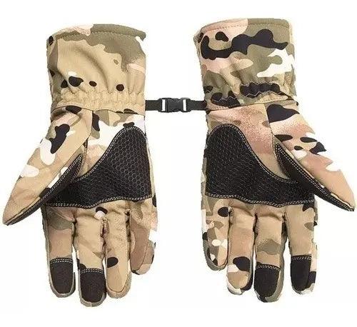 Guantes Tacticos Militar Impermeables Multicam Nieve GT7