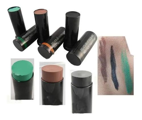 Set 3 Pintura Camuflaje Cara Mimetismo Militar Airsof