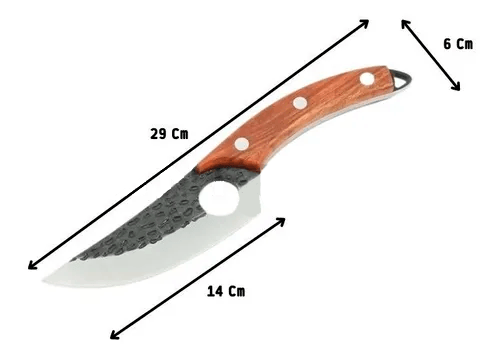 Cuchillo Carnicero Deshuesado Acero Forjado A Mano CHMP28