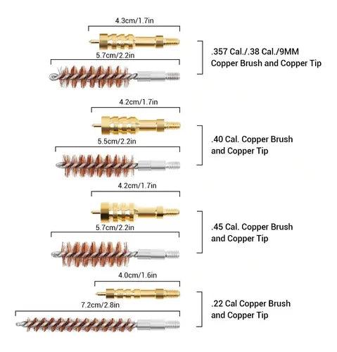 Set Kit 16pcs Limpieza Con Estuche Pistola Rifle SLR1