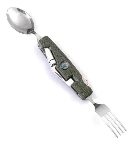 Cubierto Multiherramienta 12en1 Plegable Camping CT7