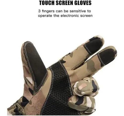 Guantes Tacticos Militar Impermeables Multicam Nieve GT7