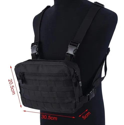 Bolso Táctico Molle Pecho Chaleco Combate Militar CL8