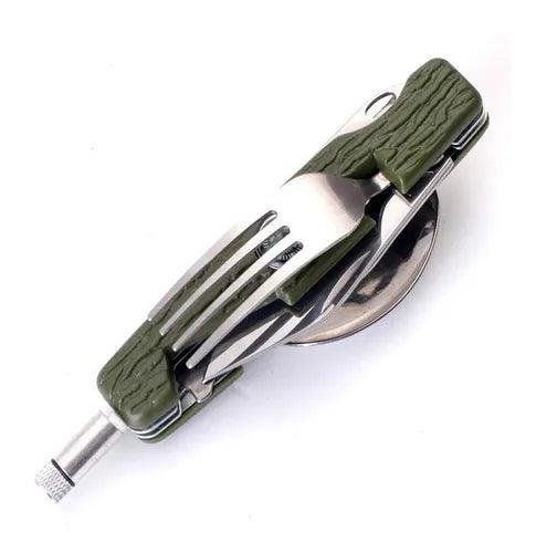 Cubierto Multiherramienta 12en1 Plegable Camping CT7