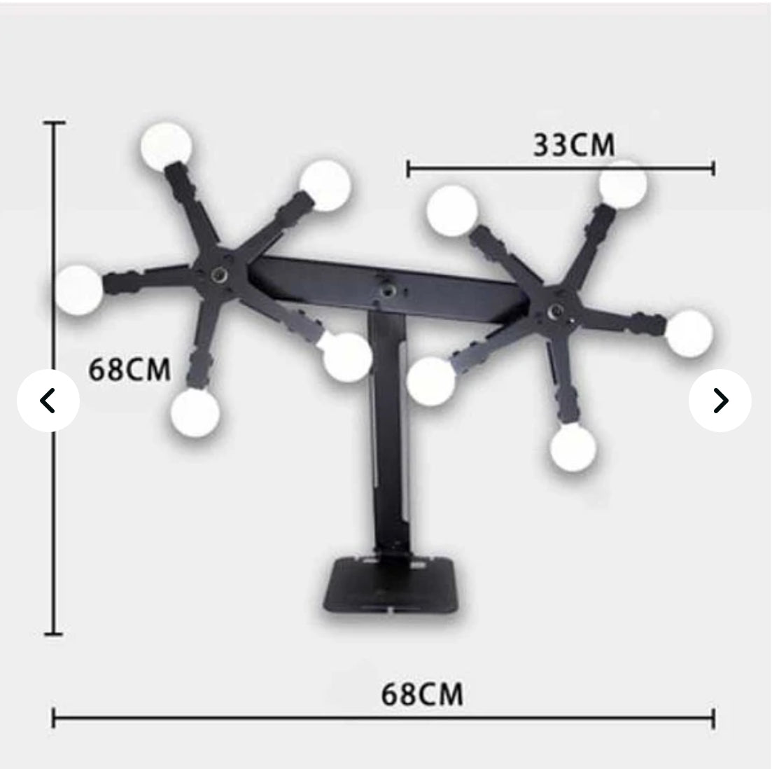 Blanco tiro acero giratorio 10 blancos BTC3