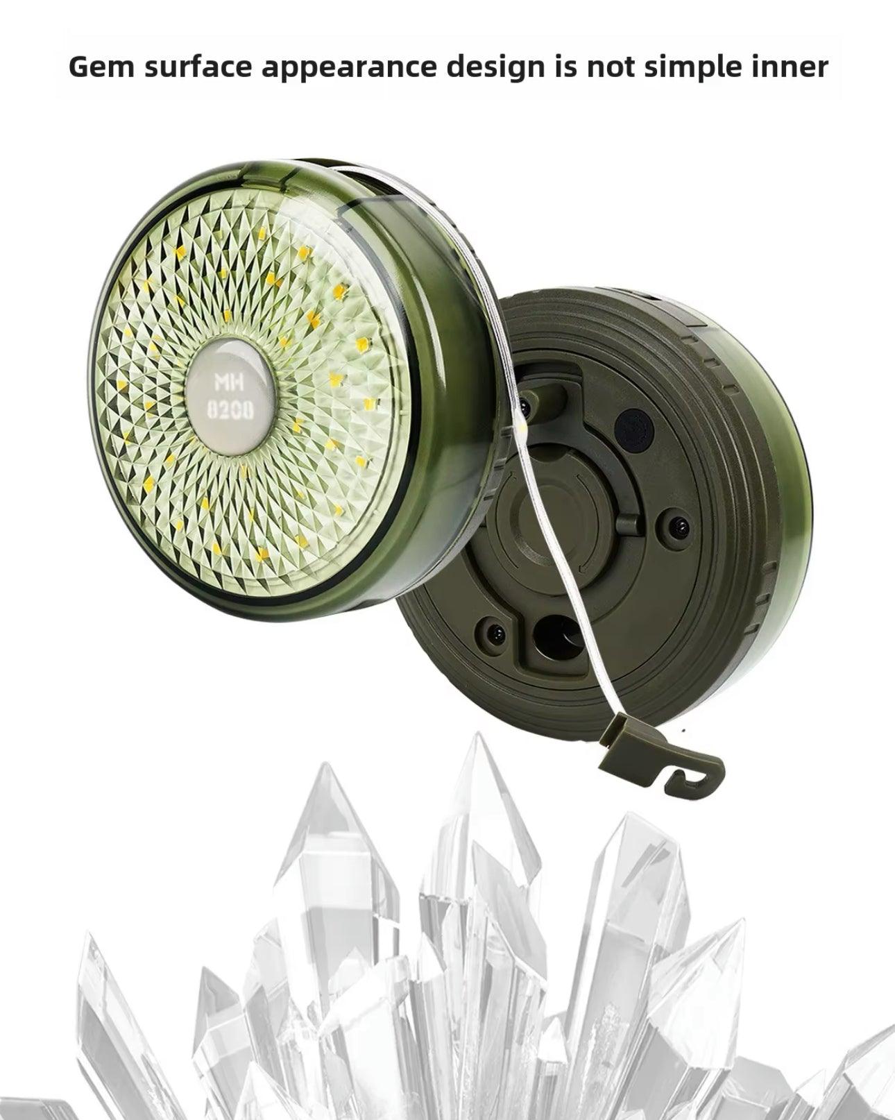 Luz Led portátil para acampar, Usb para lámpara recargable por tienda de campaña al aire libre