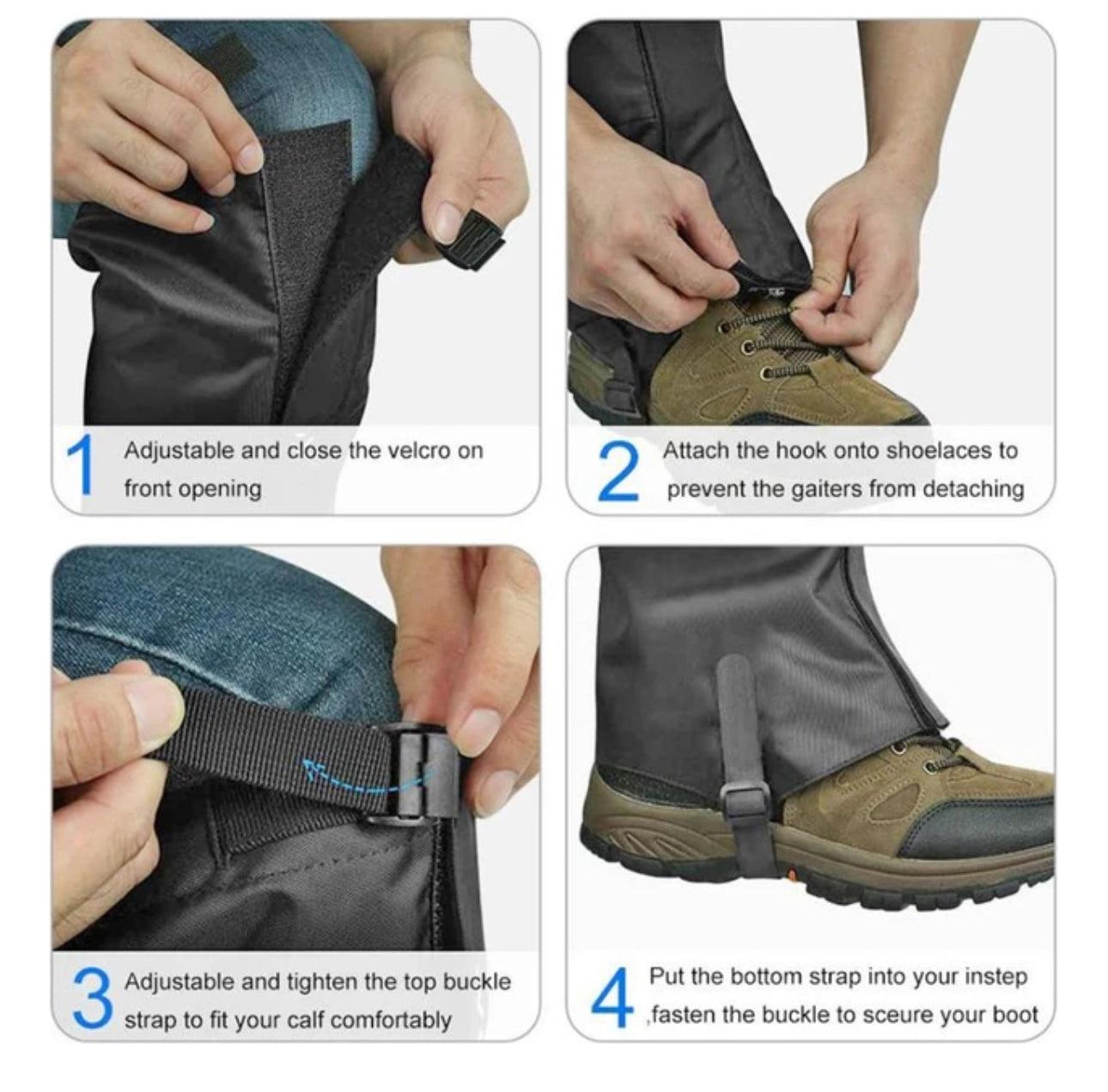 Polainas Impermeables Para Montañismo Trekking Deportes