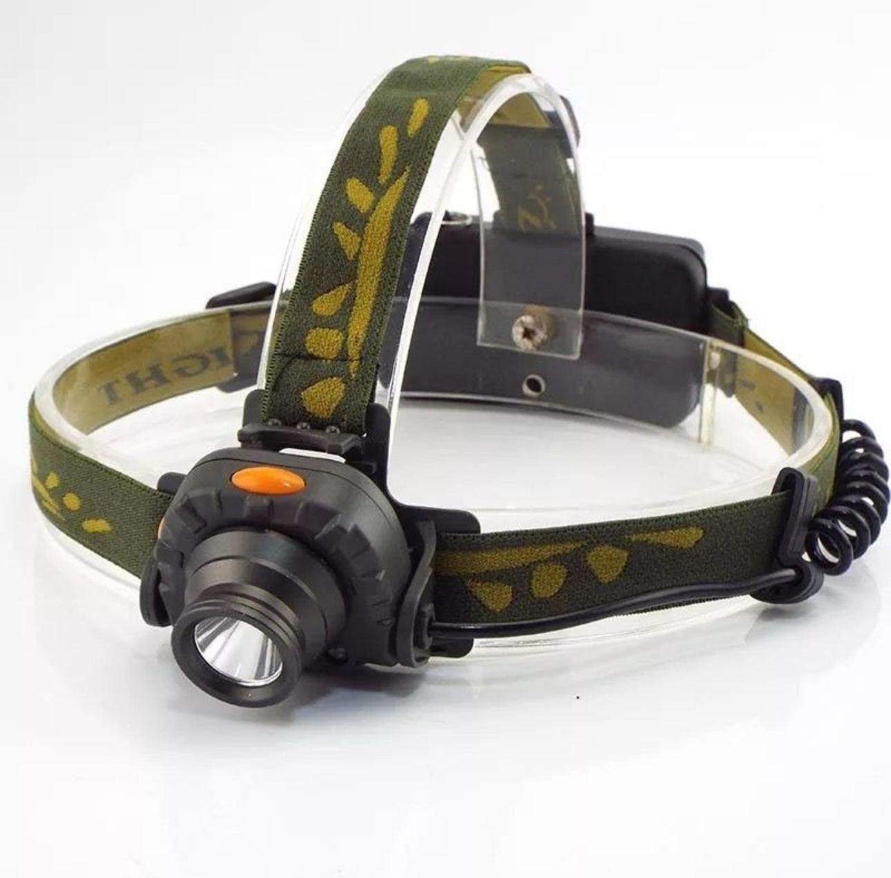Linterna Led Cintillo Cabeza Recargable Sensor Infrarrojo 18650