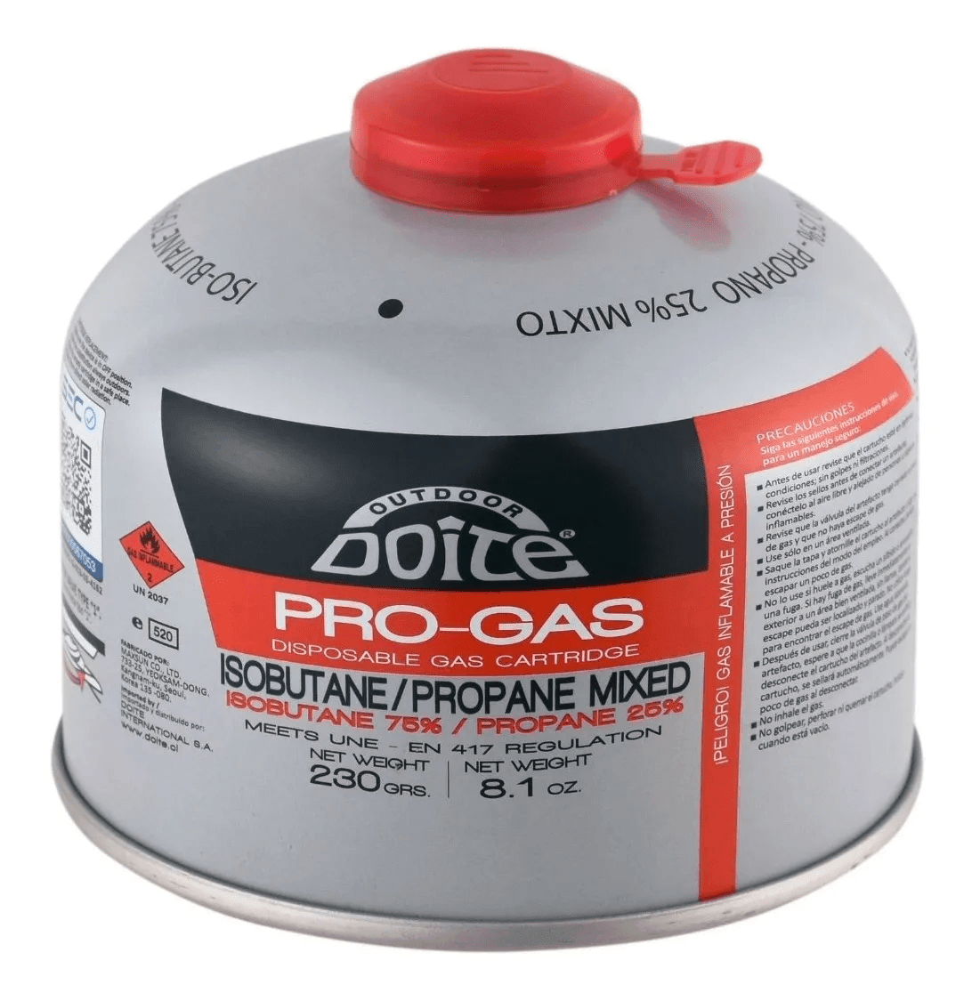 Pack 4 Gas Butano Doite 230g cocinillas lamparas GTB5