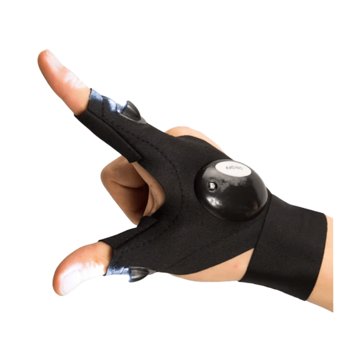 Guantes Dos Dedos Luz Multiuso Outdoor GT16