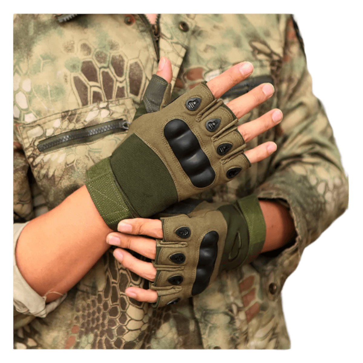 Guantes Tacticos Cortos Airsoft Deportes GT14
