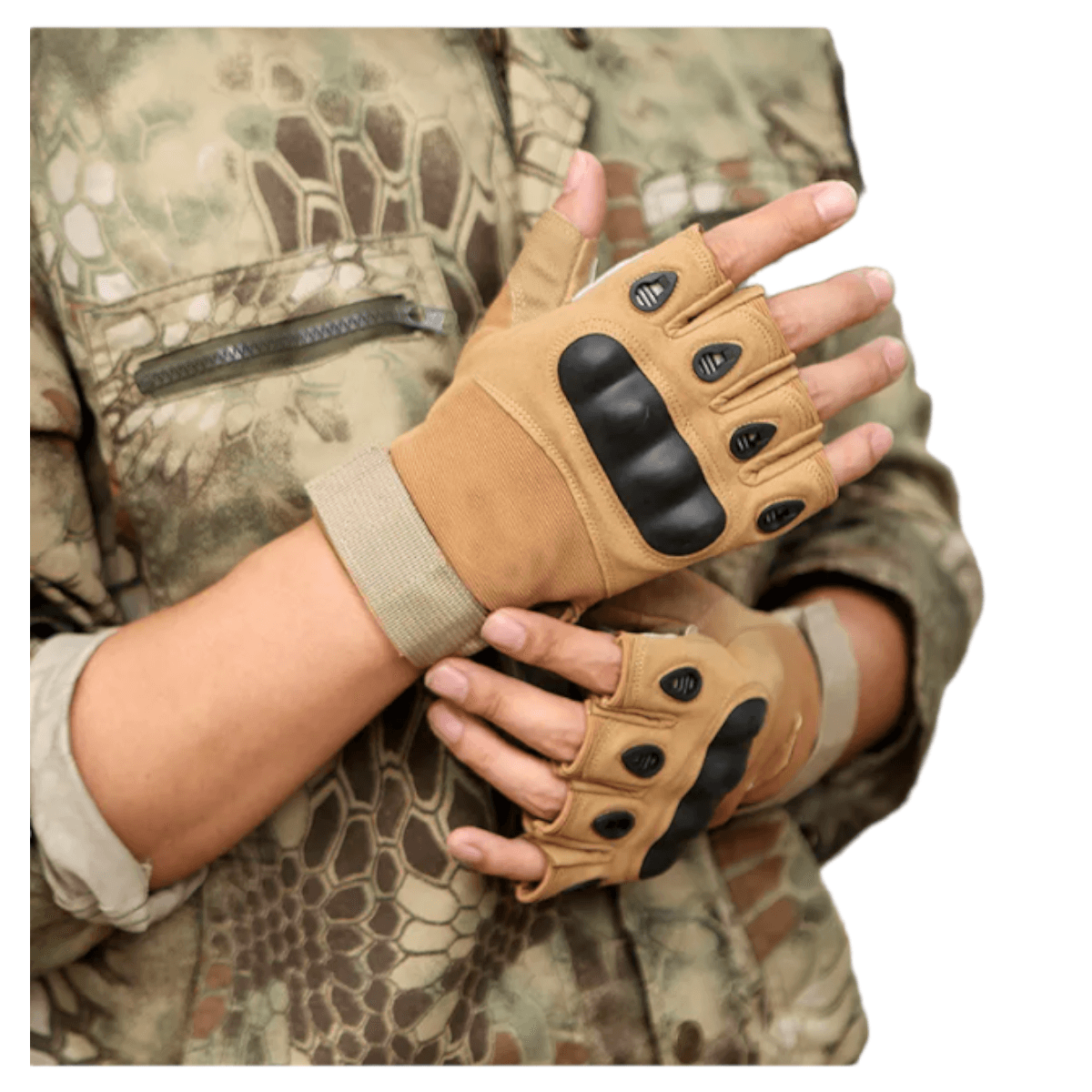Guantes Tacticos Cortos Airsoft Deportes GT14