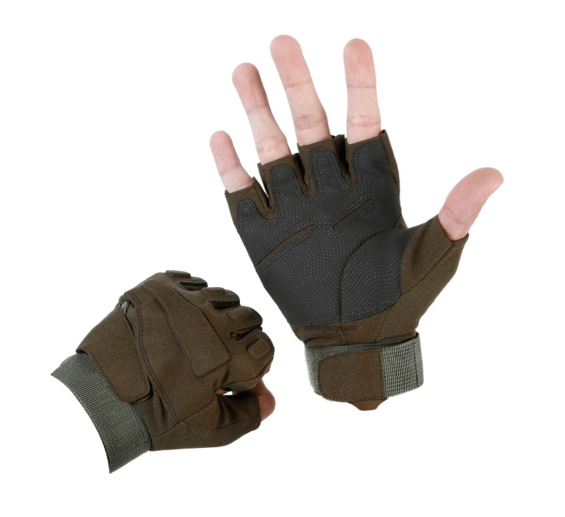 Guantes Tacticos Cortos Antideslizantes Airsoft Militar GT10
