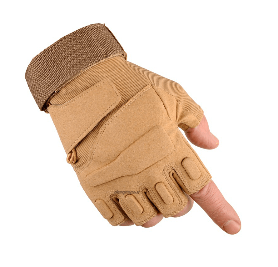 Guantes Tacticos Cortos Antideslizantes Airsoft Militar GT10
