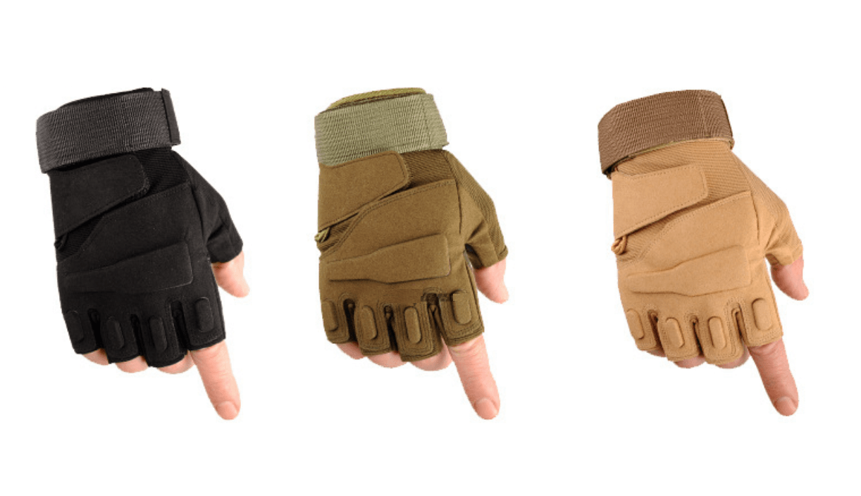 Guantes Tacticos Cortos Antideslizantes Airsoft Militar GT10