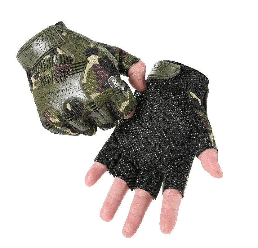 Guantes Tacticos Militares Antideslizante Cortos Airsoft GT6