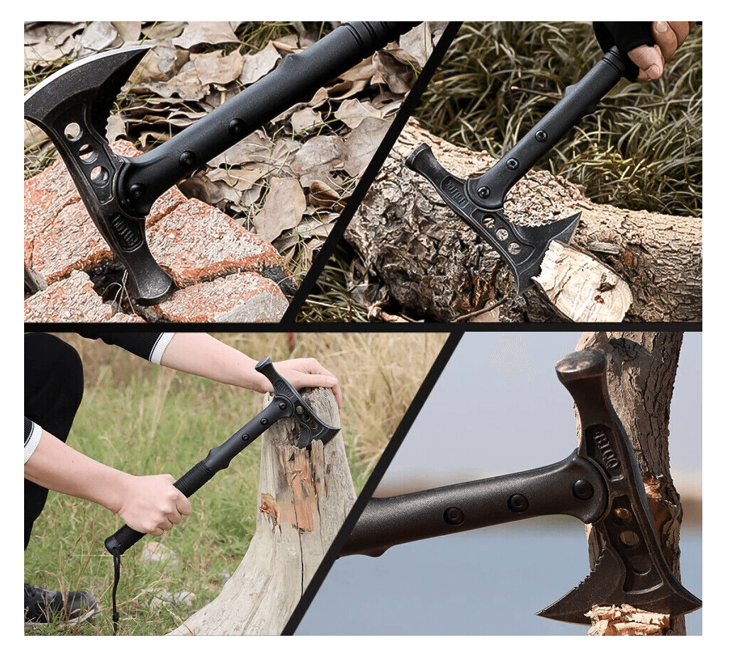 Hacha Tomahawk Herramienta 2en1 Tactica Supervivencia CHMP32