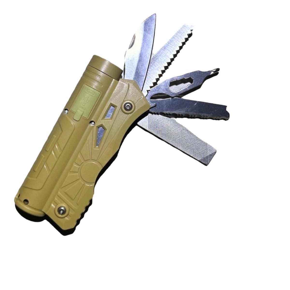 Linterna Led + Herramientas Multifuncional 5 En 1 LTL50