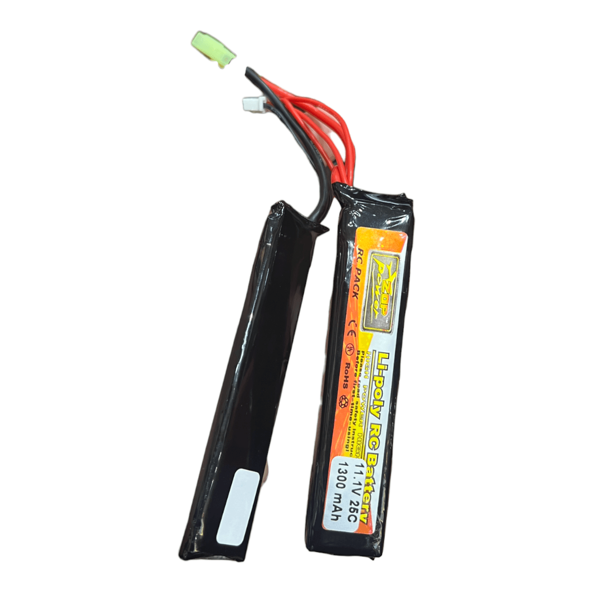 Bateria Lipo doble celda 11.1v 25c 1300mah BAT11