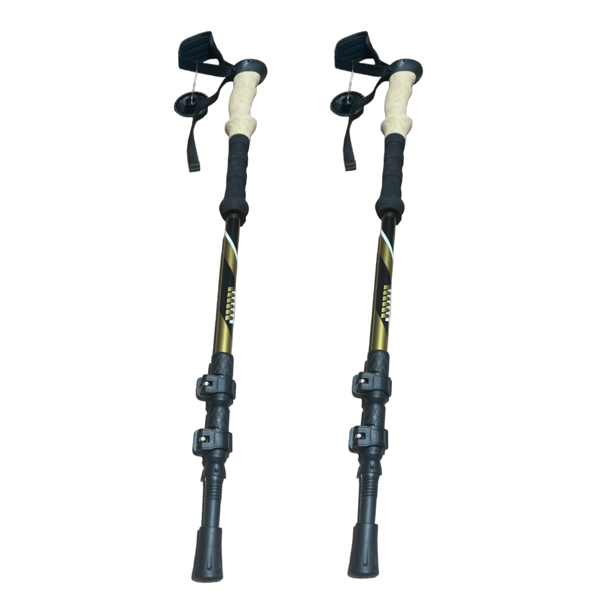 Bastones Trekking Aluminio 2 Unidades Mango Colcho BTK1