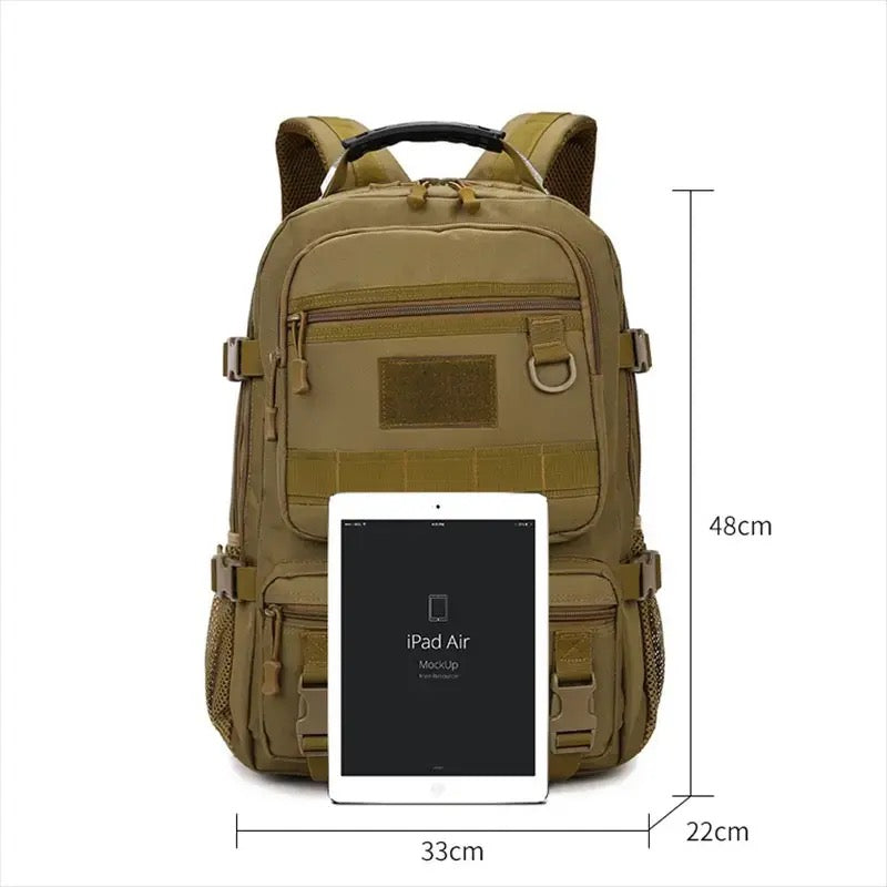 Mochila Tactica Militar Gran Capacidad Camping 48X33X22