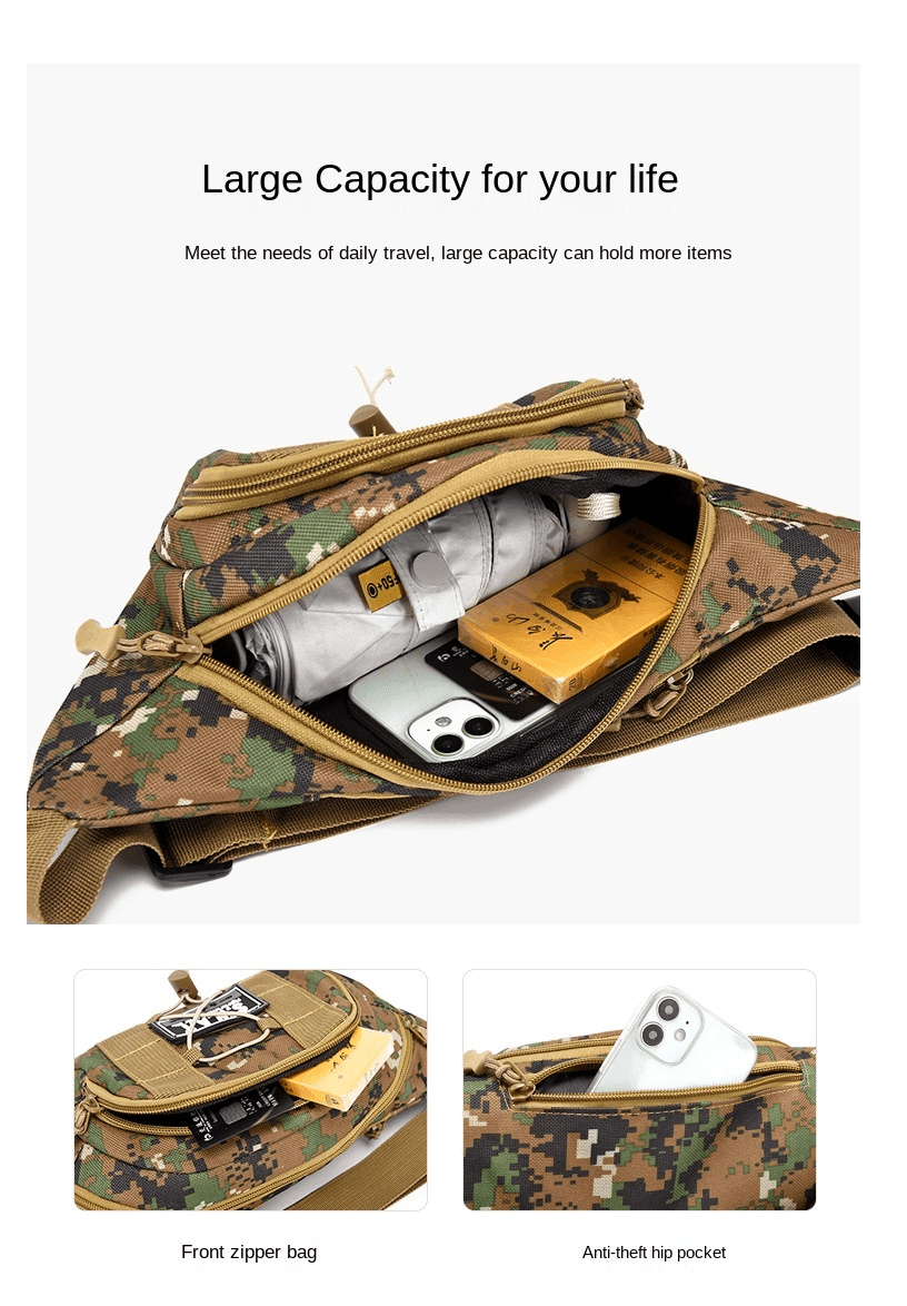 Riñonera Koala Tactica Militar Impermeable Trenzada BT8