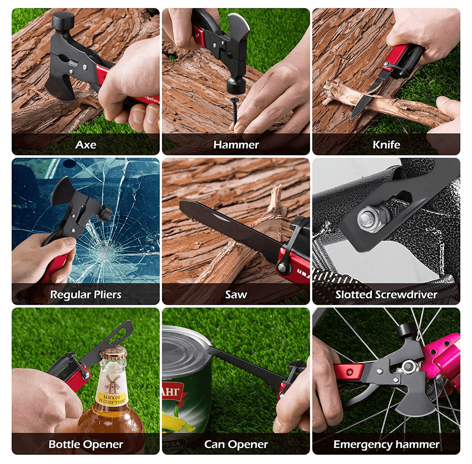 Kit Herramienta Multiuso 18en1 Emergencias Supervivencia EDC16