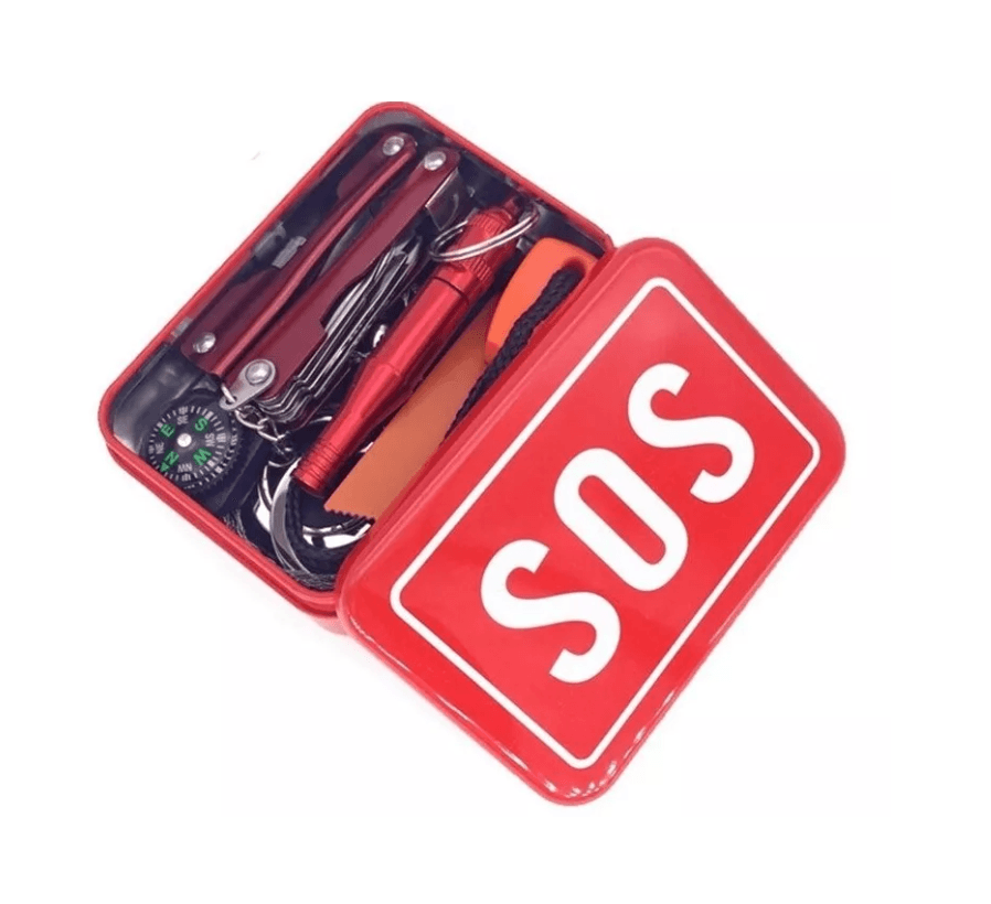 Kit Supervivencia Sos 6 En 1 Outdoor Hiking Mountain BPA4