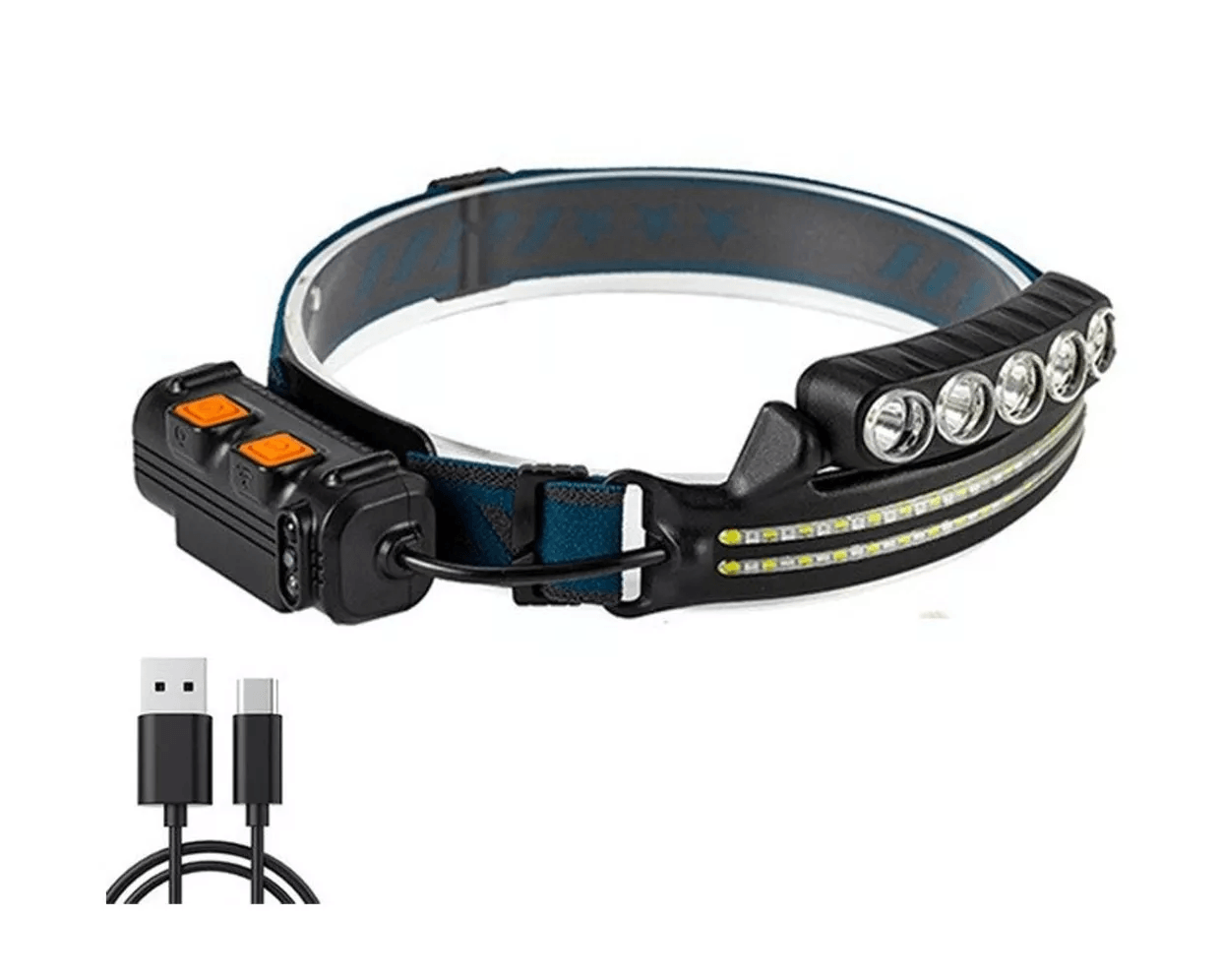 Linterna Frontal Cabeza Led Recargable LTL17