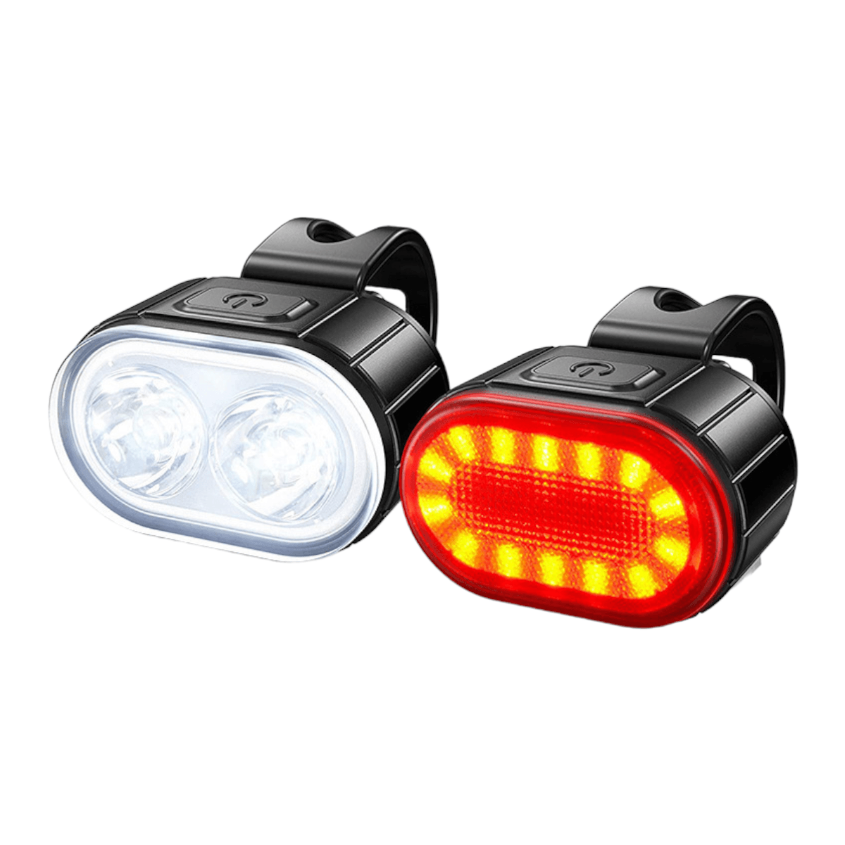 Set luz Bicicleta delantera trasera recargable LCB11