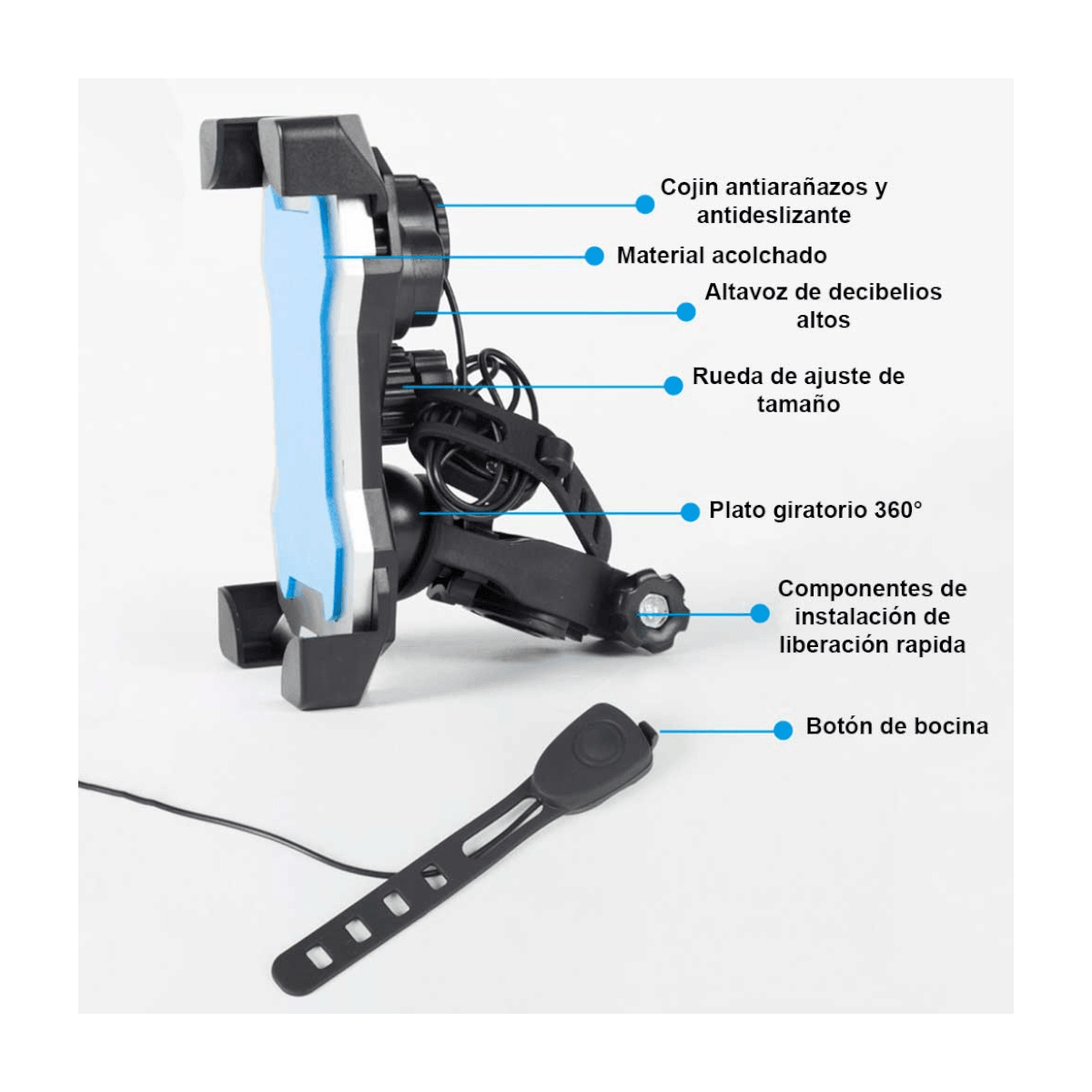 Porta celular con bocina LCB19
