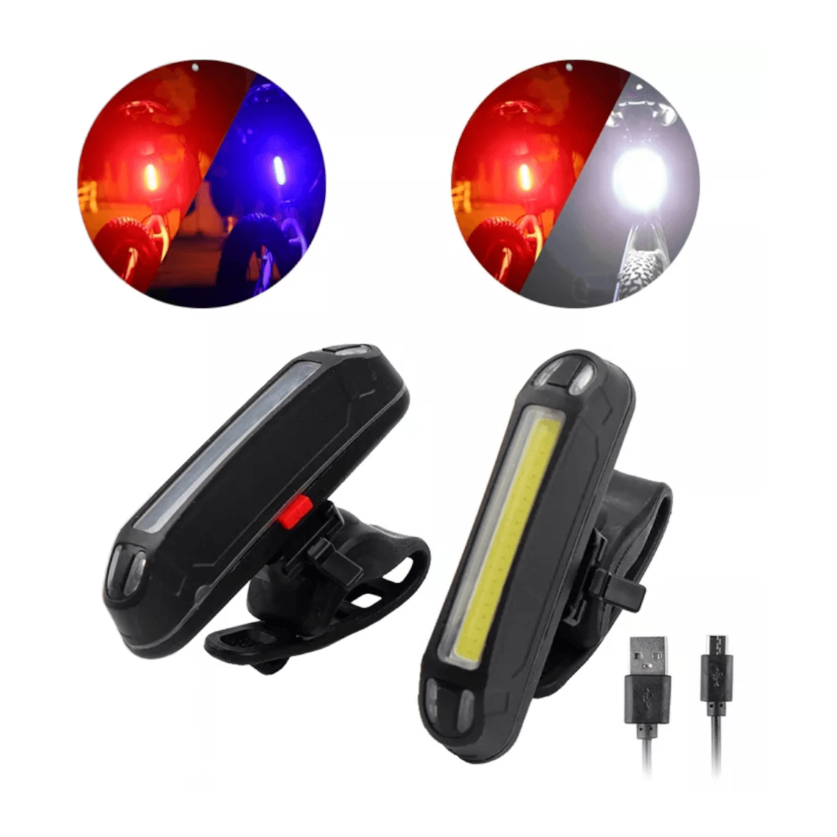 Luz roja trasera led recargable LCB29