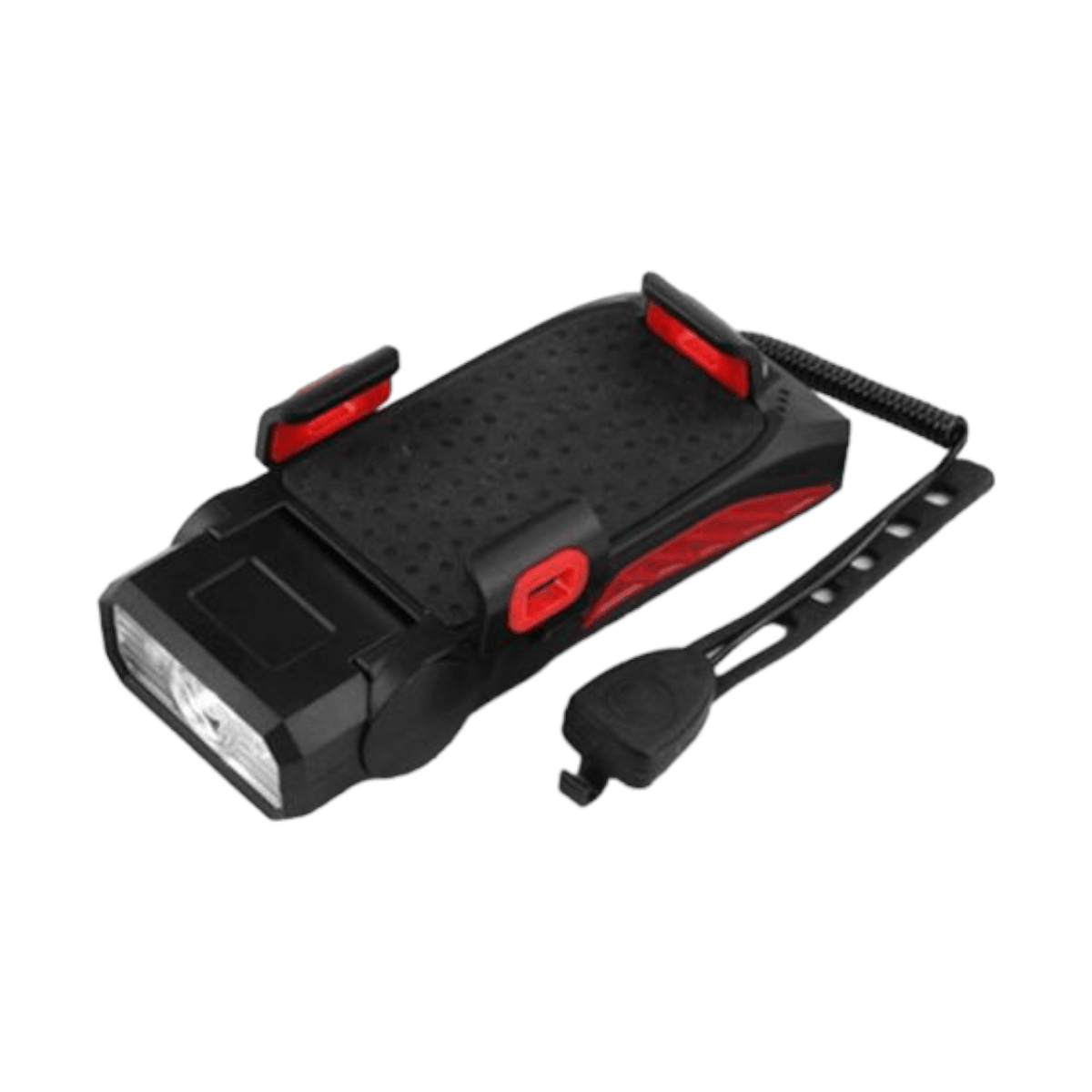 Luz Bicicleta delantera bocina banco poder porta celular LCB6