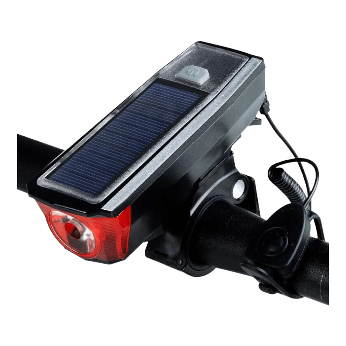 Luz Bicicleta delantera con bocina recargable usb Solar LCB7