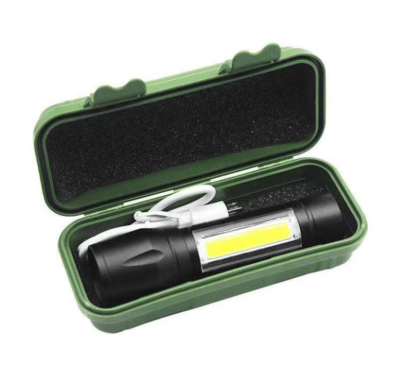 Linterna Tactica Recargable Larga Distancia Luz Led LTL13