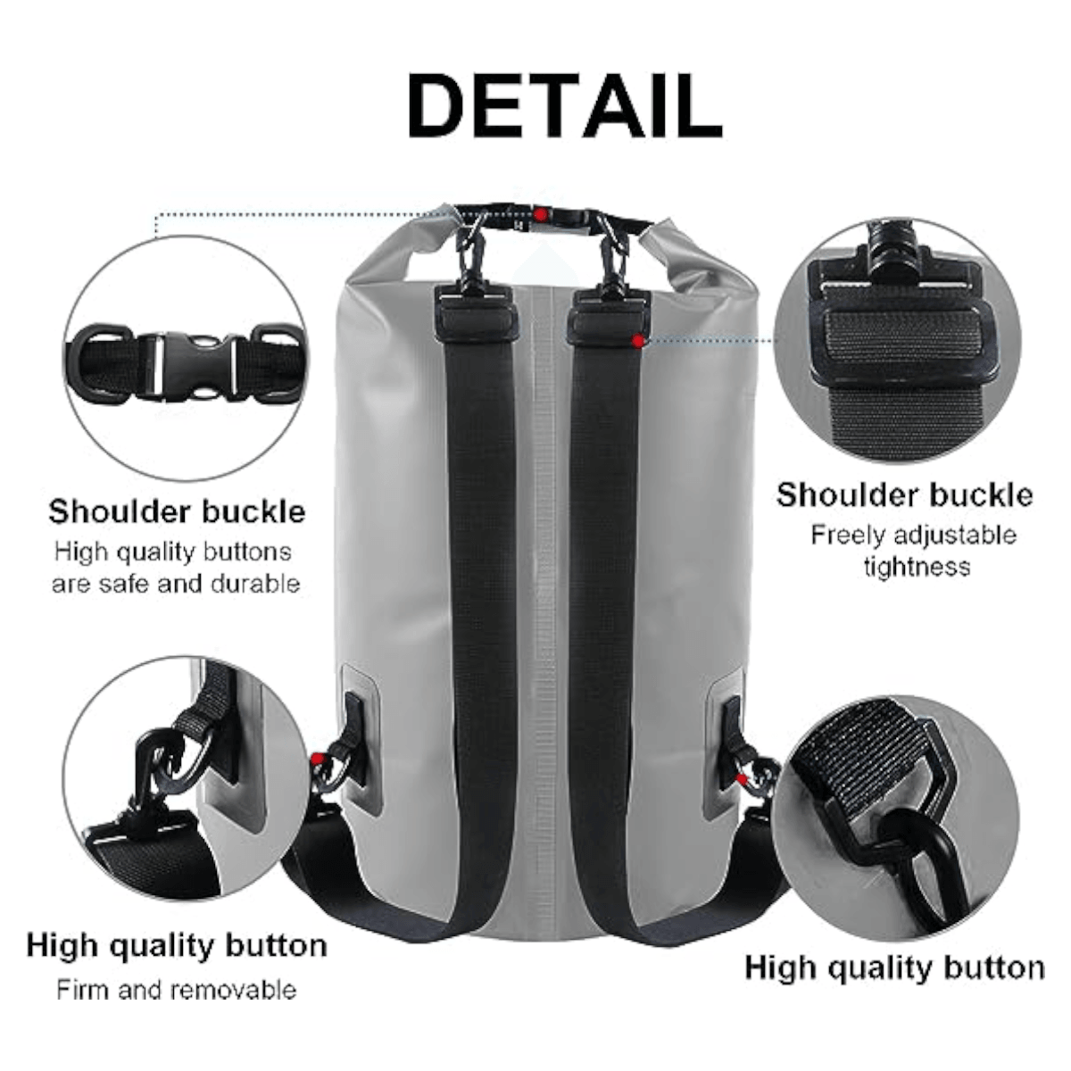 Mochila Bolso 10L Impermeable pvc Outdoor M118
