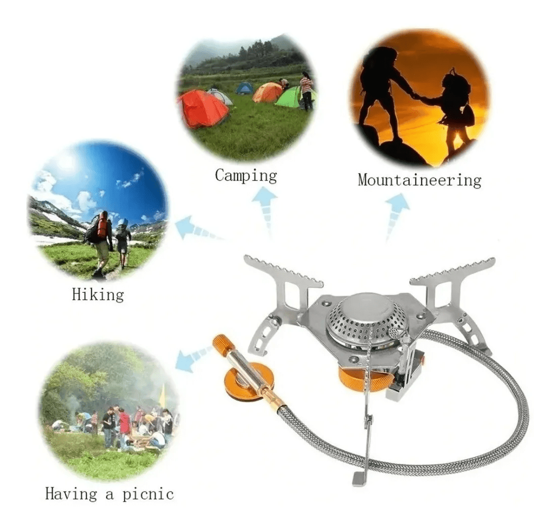 Mini Cocinilla Estufa Portatil Gas 3500w Camping CN5