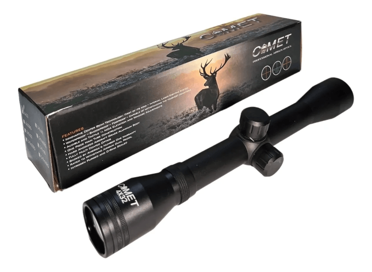 Mira Telescopica Comet Pcp Pistones Caza 4x32 R:11mm MLT6