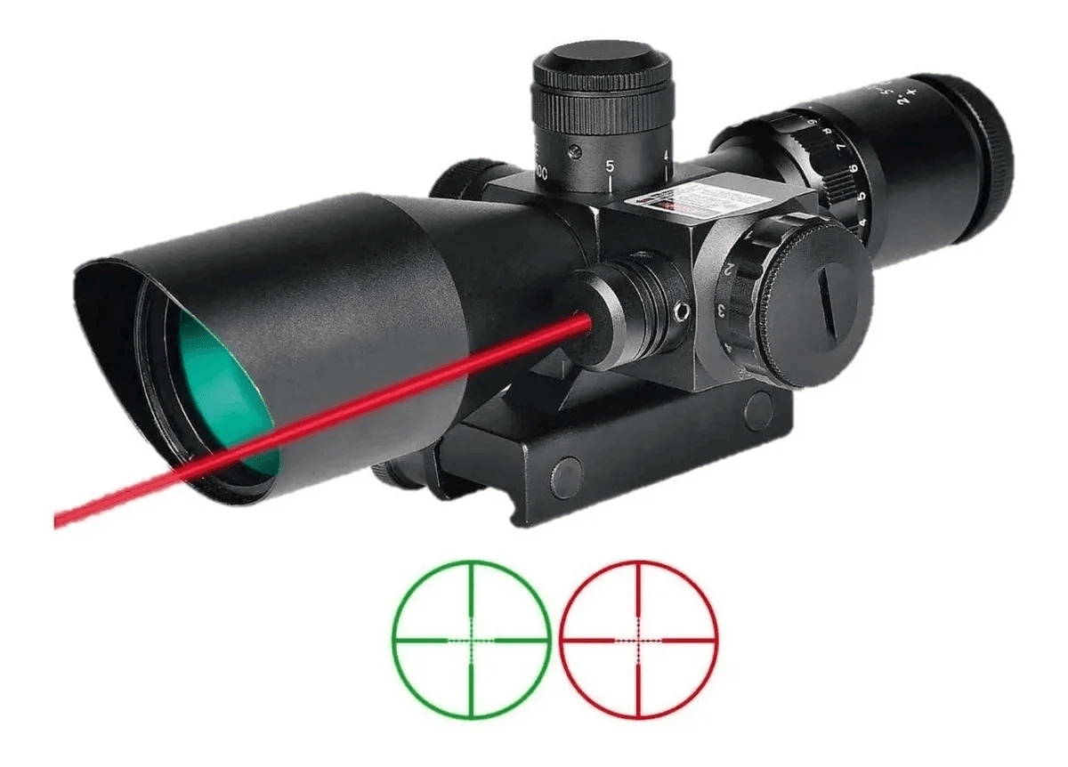 Mira Telescopica con Laser 2.5-10x40 Nocturna Red Green MLT4